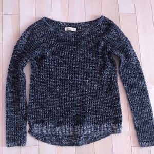 HOLLISTER KNITTED SWEATER BLUE